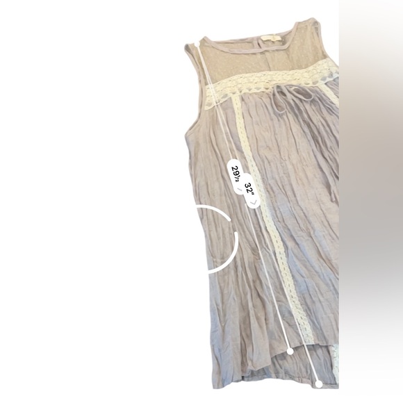 Rye Sleeveless Lace Blouse Tank, X-Large - Picture 11 of 11